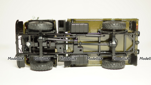 Газ 66 бортовой , Русская миниатюра 1:43