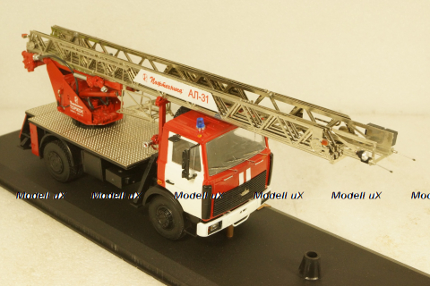 АЛ-31 (Маз-5337) Пожарная автолестница, Мастерская Молотков 1:43