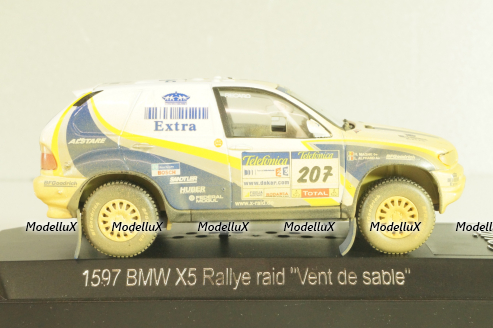 BMW X5 (E53) Rally X-Raid #207 Rally Raid Paris Dakar 2004, Solido 1:43