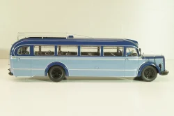 Mercedes-Benz O 6600  bus with figuren driver "Rothenburg O.D. Tauber"  1951 , blue/light blue, 02743, Schuco 1:43