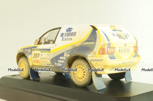 BMW X5 (E53) Rally X-Raid #207 Rally Raid Paris Dakar 2004, Solido 1:43