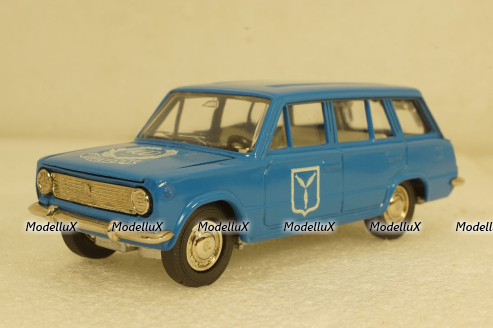 Ваз-2102, 400 лет Саратову, синий, Тантал/Радон 1:43