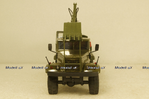 Краз-255 с экскаватором, хаки, RTM 1:43