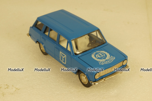 Ваз-2102, 400 лет Саратову, синий, Тантал/Радон 1:43