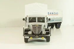 Bussing 8000 truck with trailer "Danzas" 1950 #1, grey, 06253, Schuco 1:43 