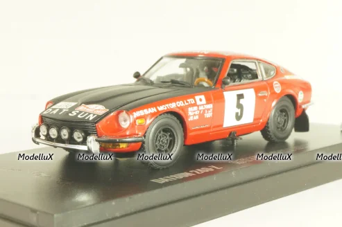 Datsun 240Z #5 Rally Monte Carlo 1972, (Nissan Fairlady Z), red, 03165B, Kyosho 1:43