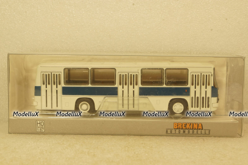 Икарус 260 city bus, white/blue, BRE59802, Brekina 1:87