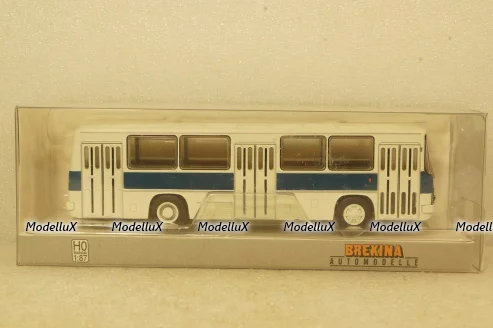 Икарус 260 city bus, white/blue, BRE59802, Brekina 1:87