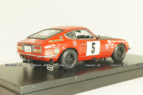 Datsun 240Z #5 Rally Monte Carlo 1972, (Nissan Fairlady Z), red, 03165B, Kyosho 1:43