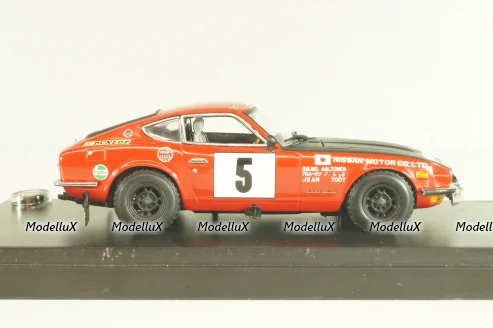 Datsun 240Z #5 Rally Monte Carlo 1972, (Nissan Fairlady Z), red, 03165B, Kyosho 1:43
