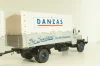 Bussing 8000 truck with trailer "Danzas" 1950 #1, grey, 06253, Schuco 1:43 