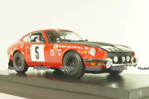 Datsun 240Z #5 Rally Monte Carlo 1972, (Nissan Fairlady Z), red, 03165B, Kyosho 1:43