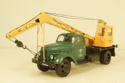 Зил-164А автокран, 1960, зелено-желтый, Херсон Моделс 1:43 