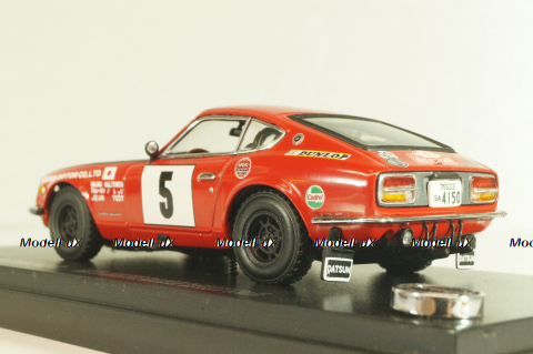 Datsun 240Z #5 Rally Monte Carlo 1972, (Nissan Fairlady Z), red, 03165B, Kyosho 1:43