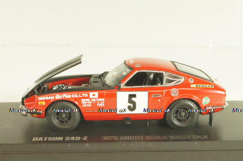 Datsun 240Z #5 Rally Monte Carlo 1972, (Nissan Fairlady Z), red, 03165B, Kyosho 1:43