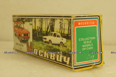 Москвич-412, такси, май 90г., Тантал/Радон 1:43