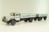 Bussing 8000 truck with trailer "Danzas" 1950 #1, grey, 06253, Schuco 1:43 