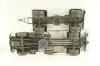 Bussing 8000 truck with trailer "Danzas" 1950 #1, grey, 06253, Schuco 1:43 