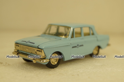 Москвич-412, такси, май 90г., Тантал/Радон 1:43