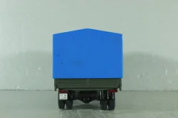 Камаз-5325 бортовой с тентом, синий/зеленый, Автоистория (Конверсия) 1:43