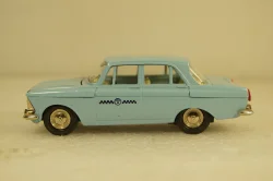 Москвич-412, такси, май 90г., Тантал/Радон 1:43