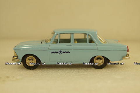 Москвич-412, такси, май 90г., Тантал/Радон 1:43