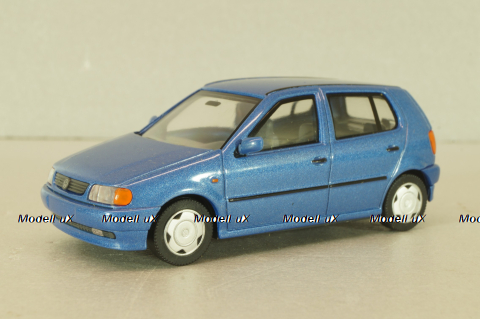 Volkswagen Polo 5-doors (Polo III) 1994, blue, Herpa 1:43