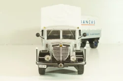 Bussing 8000 truck with trailer "Danzas" 1950 #2, grey, 06253, Schuco 1:43