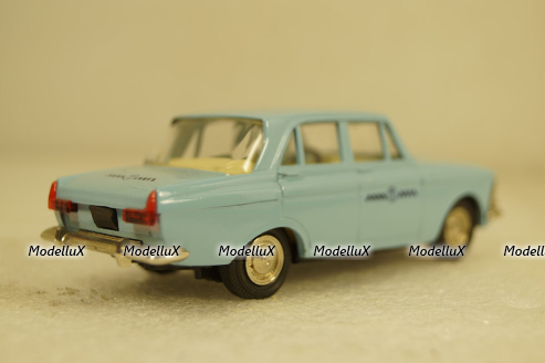 Москвич-412, такси, май 90г., Тантал/Радон 1:43