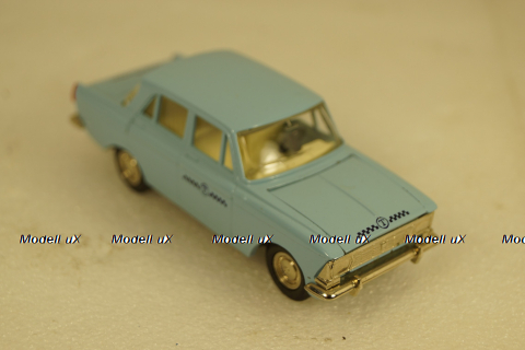 Москвич-412, такси, май 90г., Тантал/Радон 1:43