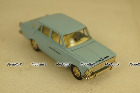 Москвич-412, такси, май 90г., Тантал/Радон 1:43