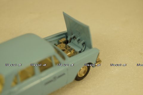 Москвич-412, такси, май 90г., Тантал/Радон 1:43