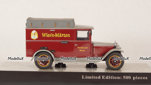 Mercedes L1000 Express Post Brauerei Weiler red/grey, PCL11156, Premium Classixxs 1:43