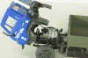 Камаз-5325 бортовой с тентом, синий/зеленый, Автоистория (Конверсия) 1:43