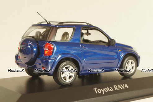 Toyota RAV 4 2-door 2000, blue, 940166000, Maxichamps 1:43