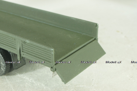 Камаз-5325 бортовой с тентом, синий/зеленый, Автоистория (Конверсия) 1:43