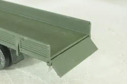 Камаз-5325 бортовой с тентом, синий/зеленый, Автоистория (Конверсия) 1:43