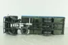 Камаз-5325 бортовой с тентом, синий/зеленый, Автоистория (Конверсия) 1:43