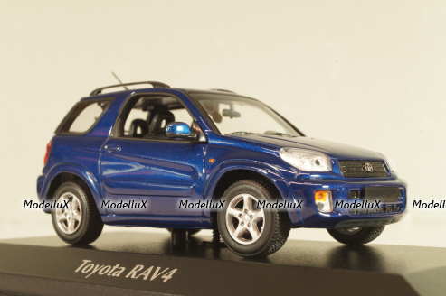 Toyota RAV 4 2-door 2000, blue, 940166000, Maxichamps 1:43