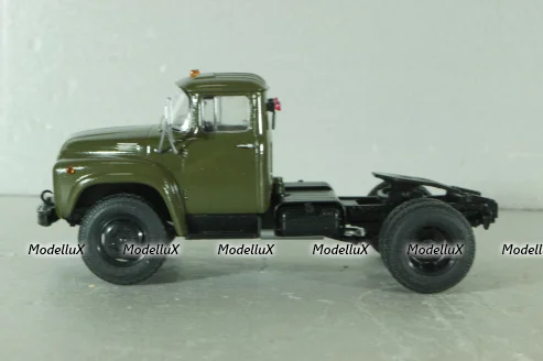 Зил-130В1 тягач, хаки, Автоистория 1:43
