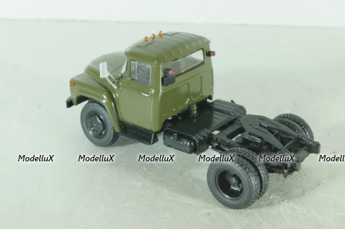 Зил-130В1 тягач, хаки, Автоистория 1:43