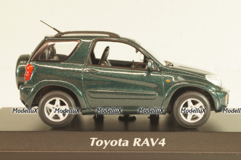 Toyota RAV 4 2-door 2000, green, 940166001, Maxichamps 1:43