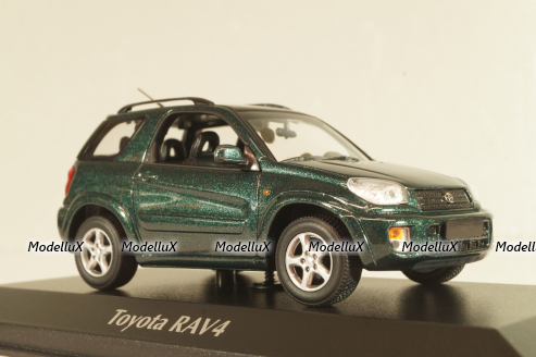 Toyota RAV 4 2-door 2000, green, 940166001, Maxichamps 1:43