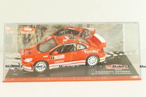 Peugeot 307 WRC #7 Rally Monte Carlo 2005, M.Gronholm/T.Rautiainen, Altaya 1:43