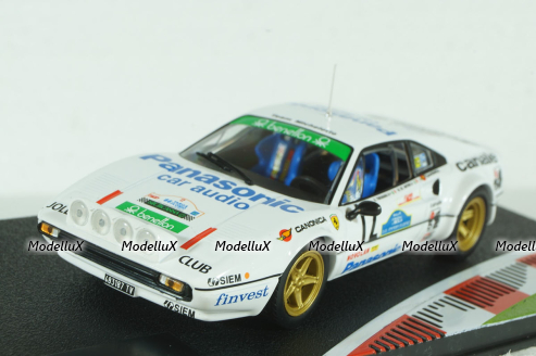Ferrari 308 GTB #12 Winner Targa Florio 1982 Tognana, De Antoni,  Altaya, Ferrari Racing Collection 1:43