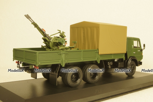 Камаз-53212 с зениткой ЗУ-23-2 Афганистан 1981г., TruckTyr 1:43