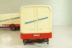 Krupp Titan with trailer "Hemmersam & Rasmussen" Lubeck, cream/red,  Minichamps 1:43