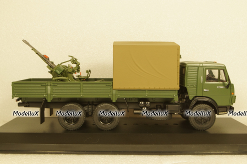 Камаз-53212 с зениткой ЗУ-23-2 Афганистан 1981г., TruckTyr 1:43