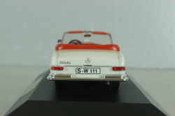 Mercedes-Benz 220 SE Cabriolet (W111) 1965, white, 4310, Faller 1:43