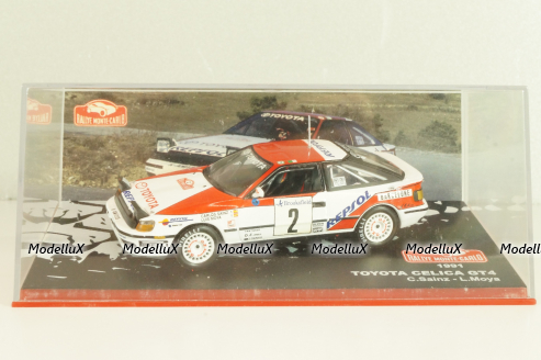 Toyota Celica GT4 WRC #2 Rally Monte Carlo 1991, C.Sainz/L.Moya, Altaya 1:43